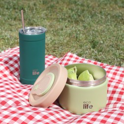 Νέα φανταστικά θερμός φαγητού από την Εcolife!  Για να μεταφέρουμε με ασφάλεια τη βρεφική κρέμα, το γιαούρτι ή ακόμη και το δικό μας γεύμα! Κατάλληλο για αλεσμένο φαγητό, σούπες, όσπρια κτλ.